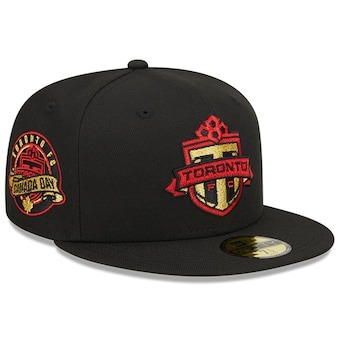 Toronto FC New Era 2023 Canada Day 59FIFTY Fitted Hat - Black