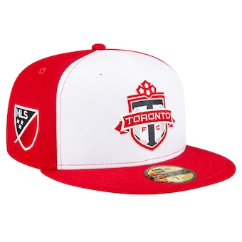 Toronto FC New Era Kick Off Collection 59FIFTY Fitted Hat - White/Red
