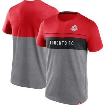 Toronto FC Fanatics Branded Striking Distance - T-Shirt - Gray/Red
