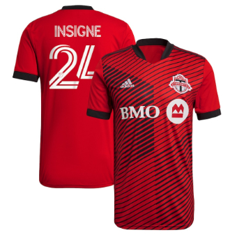 Lorenzo Insigne Toronto FC adidas 2021 Primary - Replica Player Jersey - Red