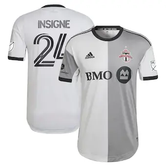 Lorenzo Insigne Toronto FC adidas 2022 Secondary - Authentic Player Jersey - White/Gray