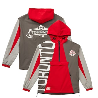 Unisex Toronto FC Live Breathe Futbol Gray Tekker Half-Zip Anorak Jacket